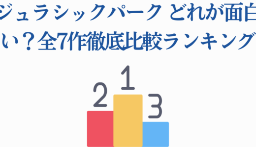 ジュラシックパーク どれが面白い？全6作徹底比較ランキング