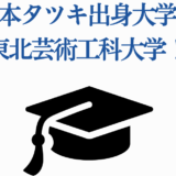 藤本タツキの出身大学は東北芸術工科大学【学歴・プロフィール情報】
