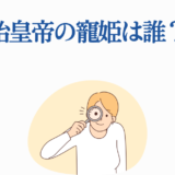 始皇帝の寵妃は誰？歴史クイズ風イラスト