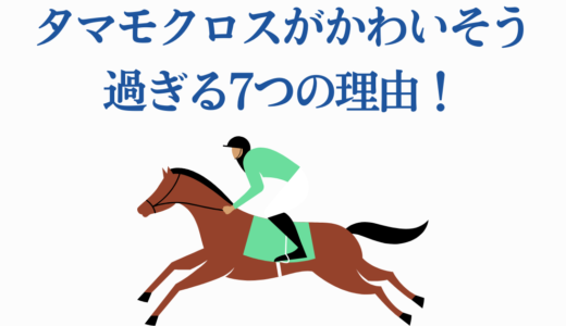 タマモクロスがかわいそう過ぎる7つの理由！牧場破産から最強王者へ