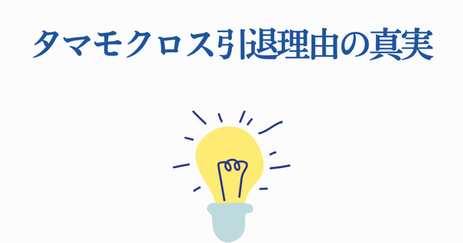 タマモクロス引退理由の真実を解き明かすシンプルな情報デザイン