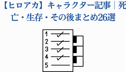 【ヒロアカ】キャラクター記事｜死亡・生存・その後まとめ26選